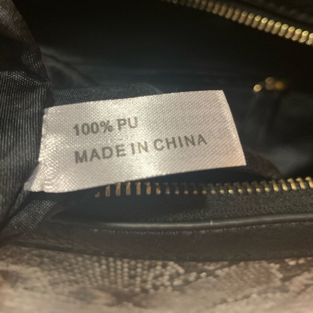 Charming Charlie Bag- Black Python - image 8